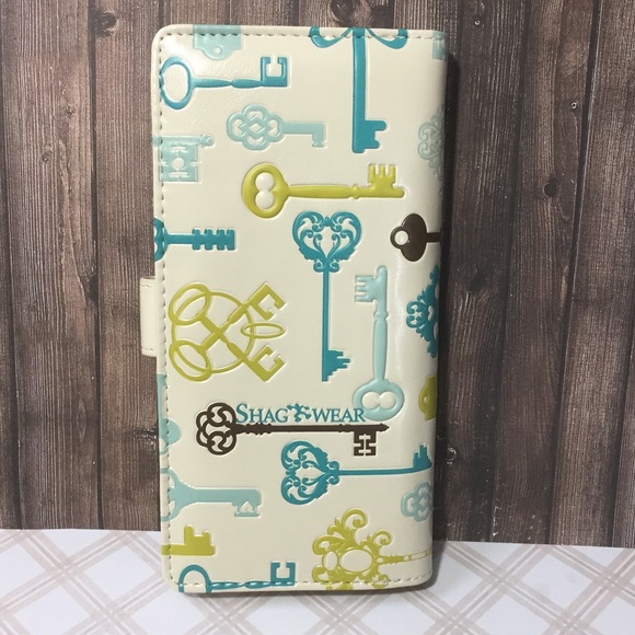 Vintage Skeleton Key Wallet - New With Tags - Cream - Ladies Women Gift Ideas - Picture 5 of 8
